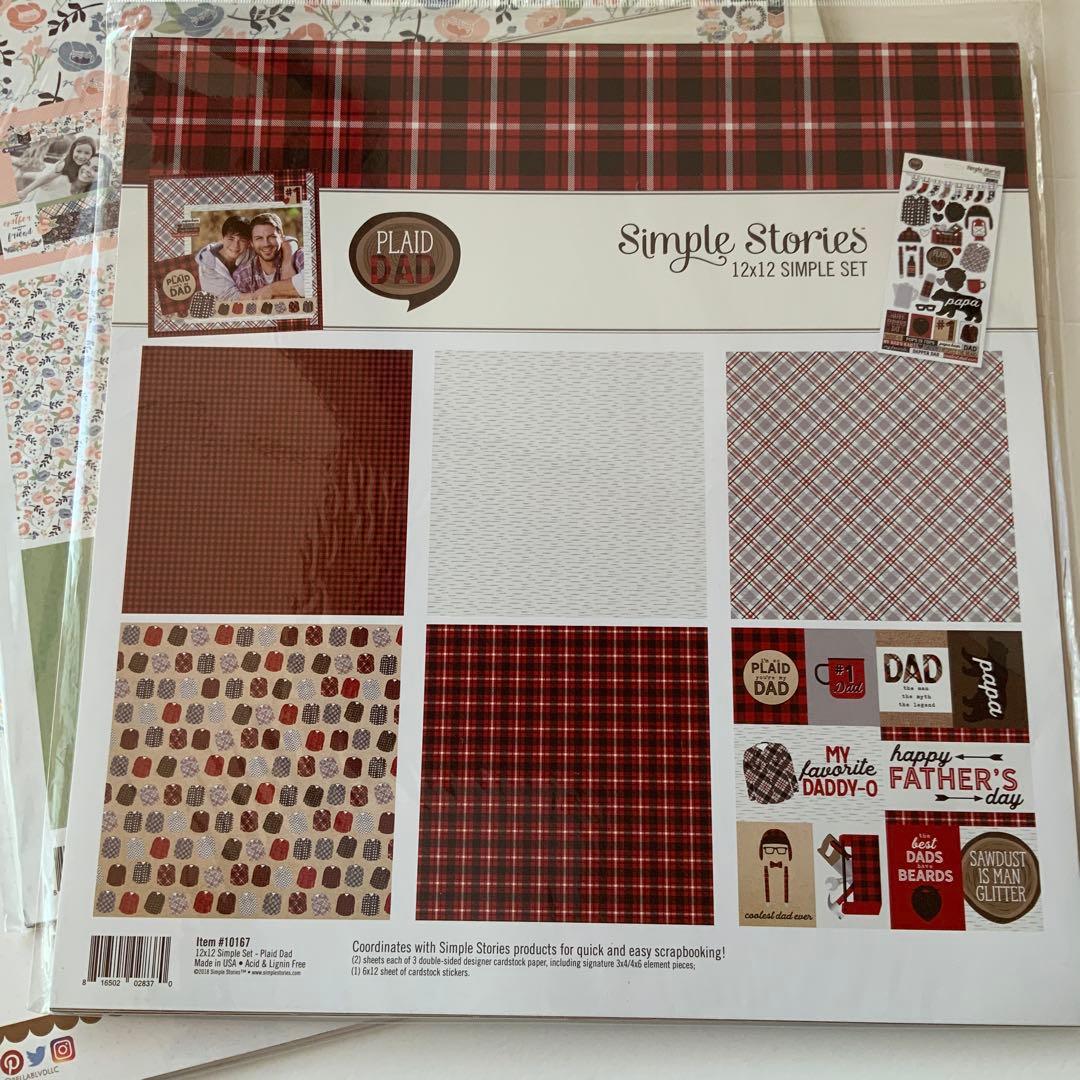 スクラップブッキング　キットセット６種　8パックセット　海外ブランド