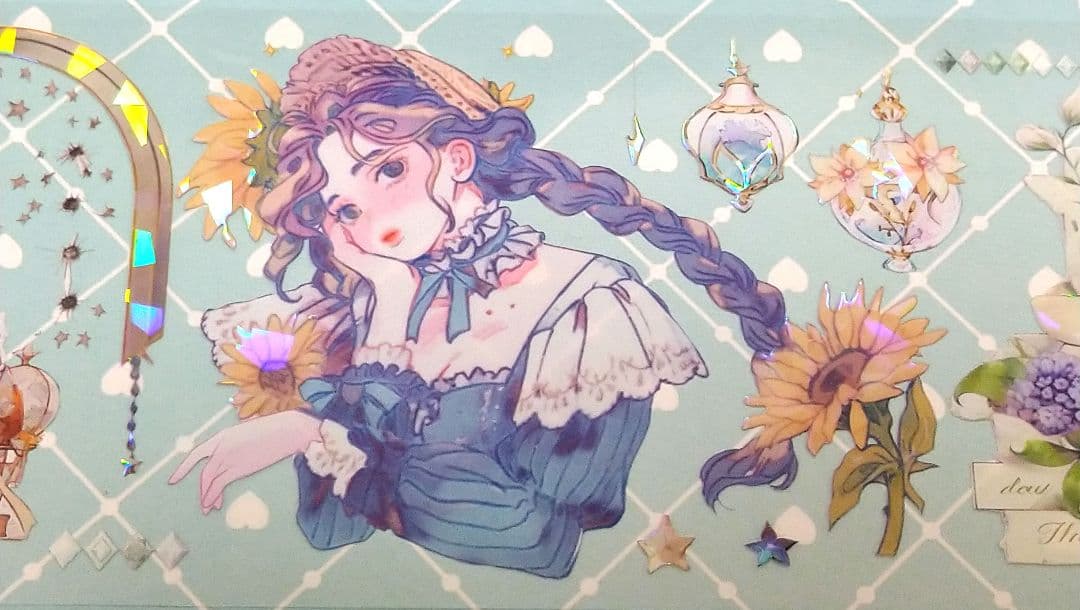 のこり１✩廃盤品✩J848＃青春幻想曲(贝壳光)切り売り海外人物女の子AIマステ