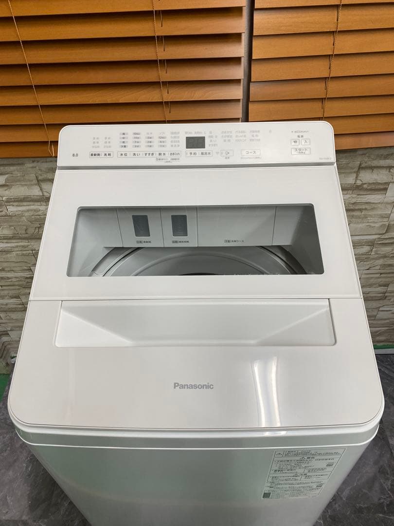 【高年式】パナソニック　洗濯機 NA-FA8K3 25年製