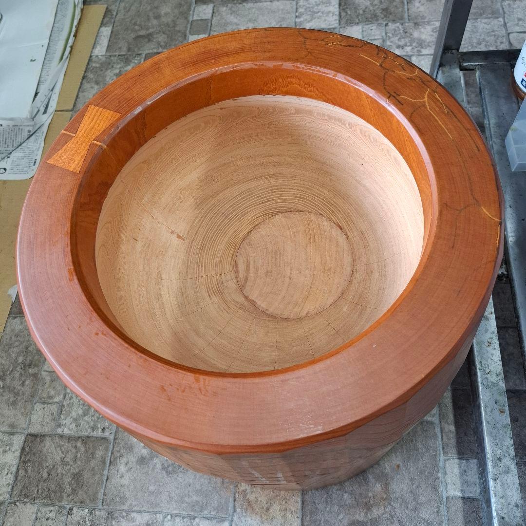 ケヤキ　うす　餅つき　けや木の臼　2升