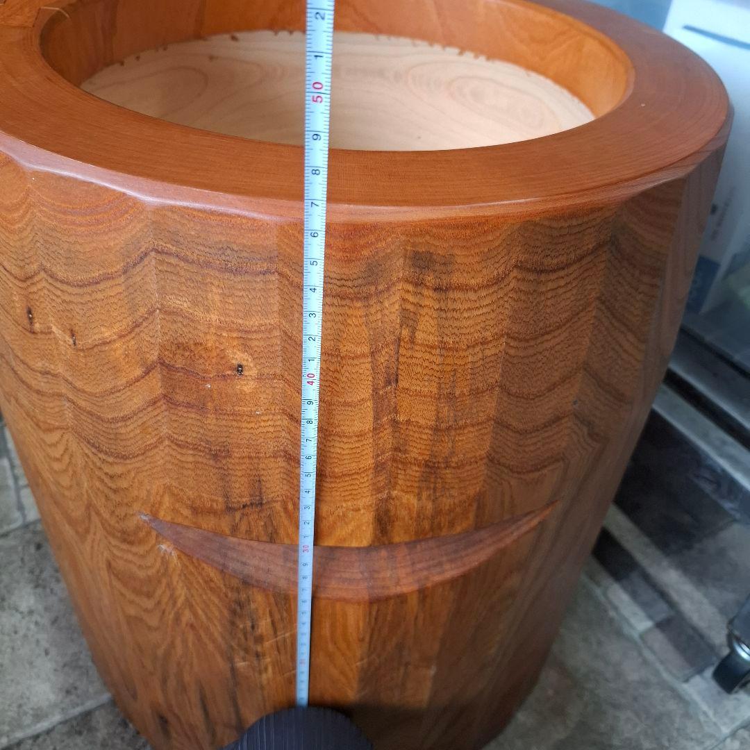 ケヤキ　うす　餅つき　けや木の臼　2升