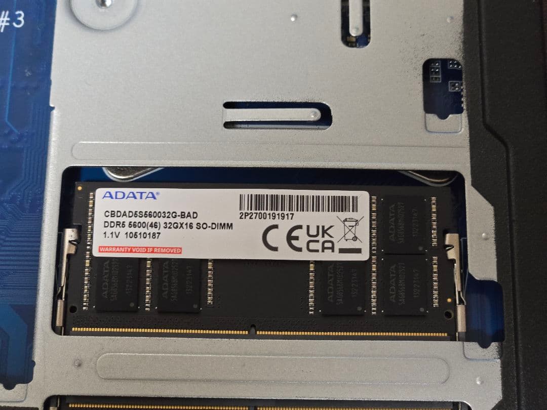 メモリー i9 13900HK DDR5 64GB 1TB NucBox K10