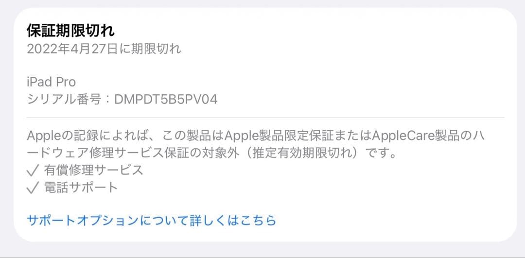 iPad Pro 12.9インチ(第4世代) 128GB Wi-Fiモデル