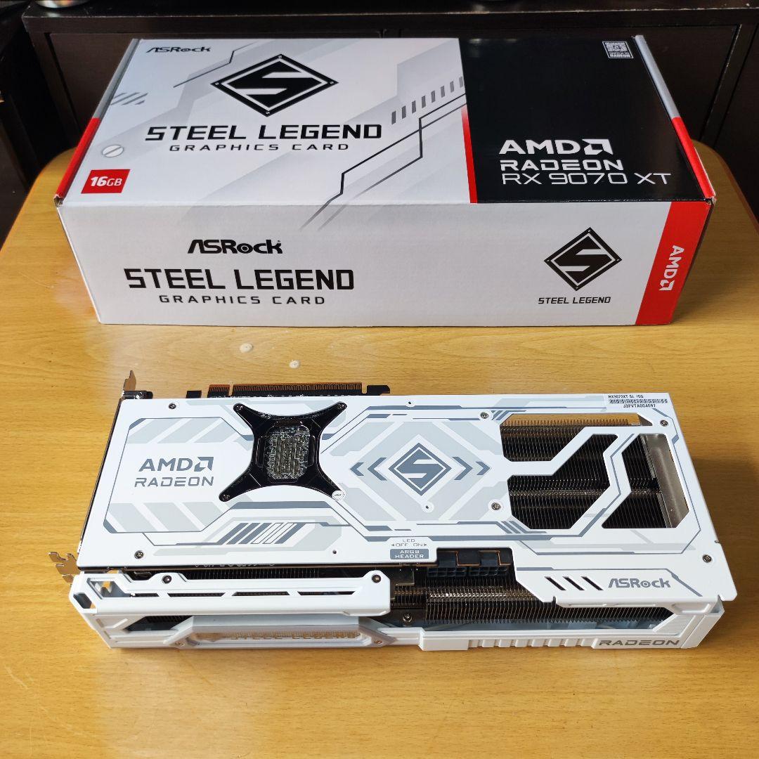 グラフィックボード・グラボ・ビデオカード ASROCK RX9070XT STEEL LEGEND