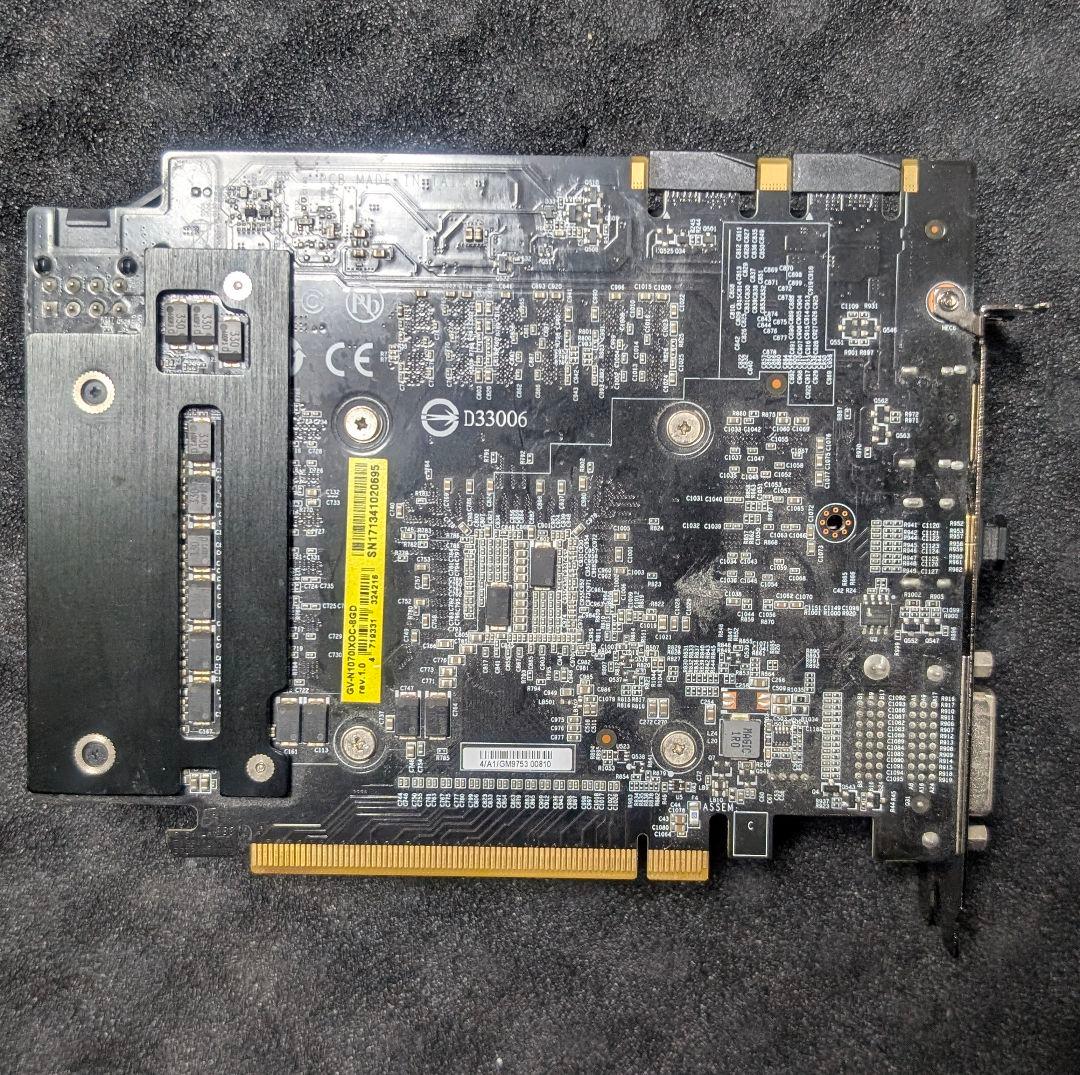 【中古】GIGABYTE Geforce 1070 8GB グラフィックボード