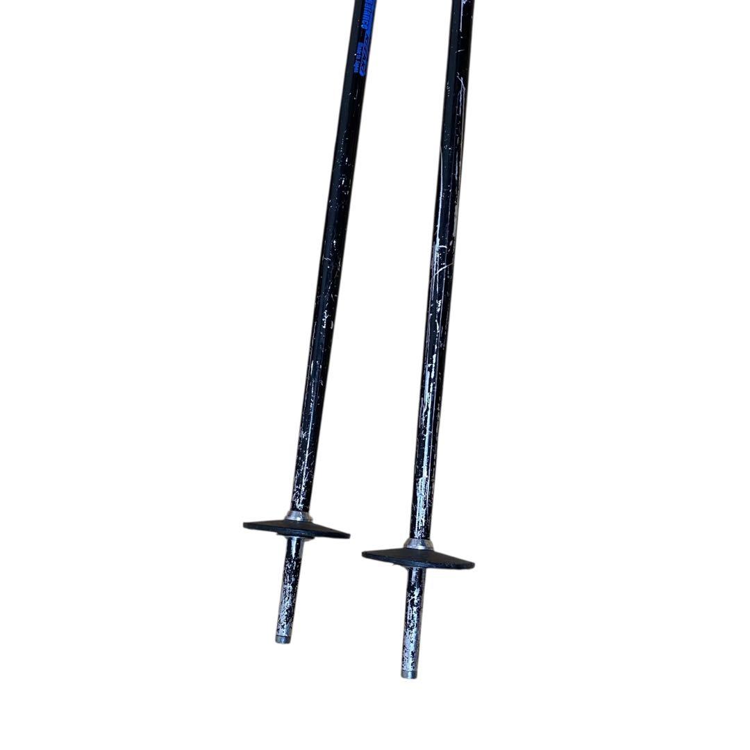 ≪サロモン≫スキー４点セット 板120cm ブーツ 23～23.5cm Jr規格