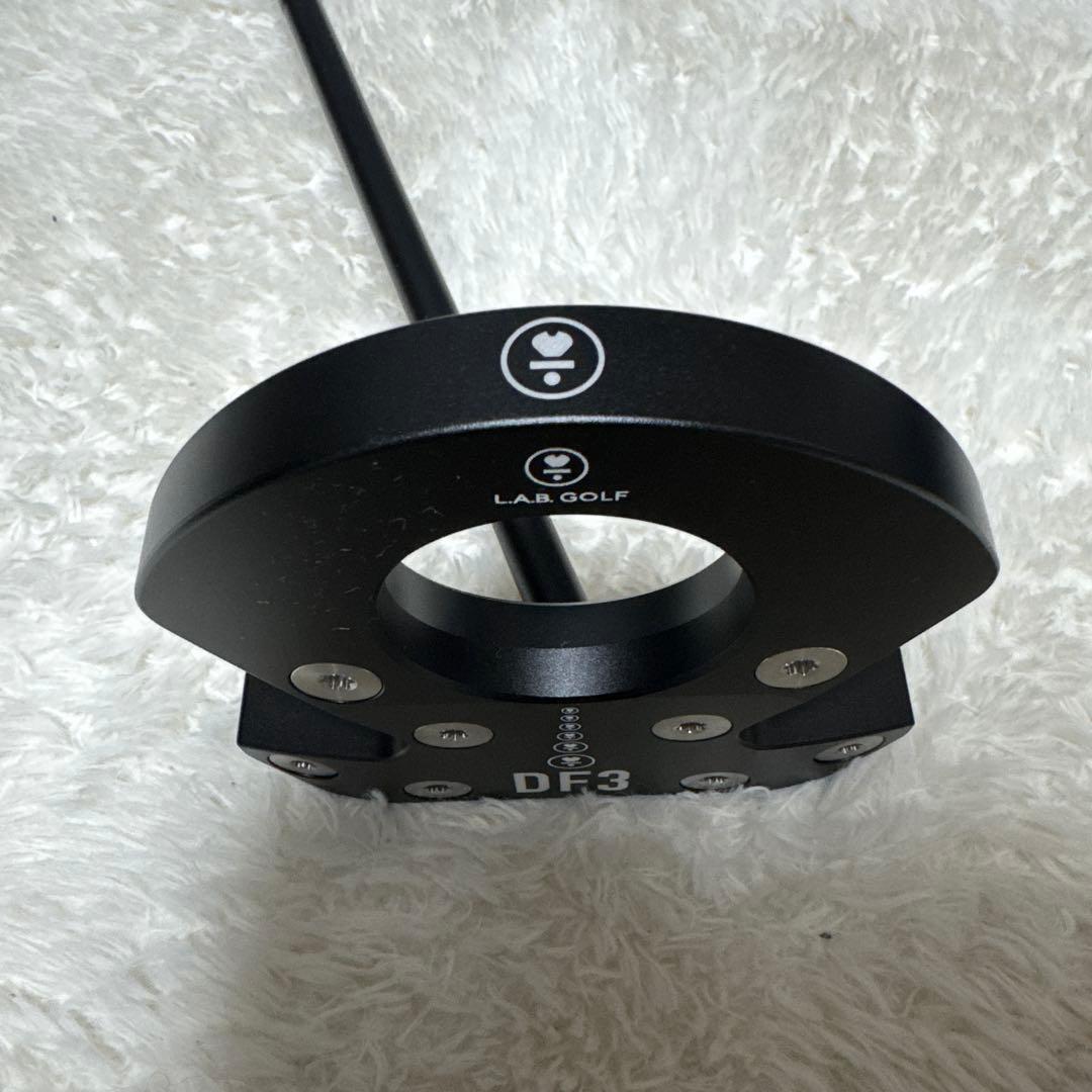 【美品】ラブゴルフ LAB GOLF DF3 ブラック ゼロトルク パター