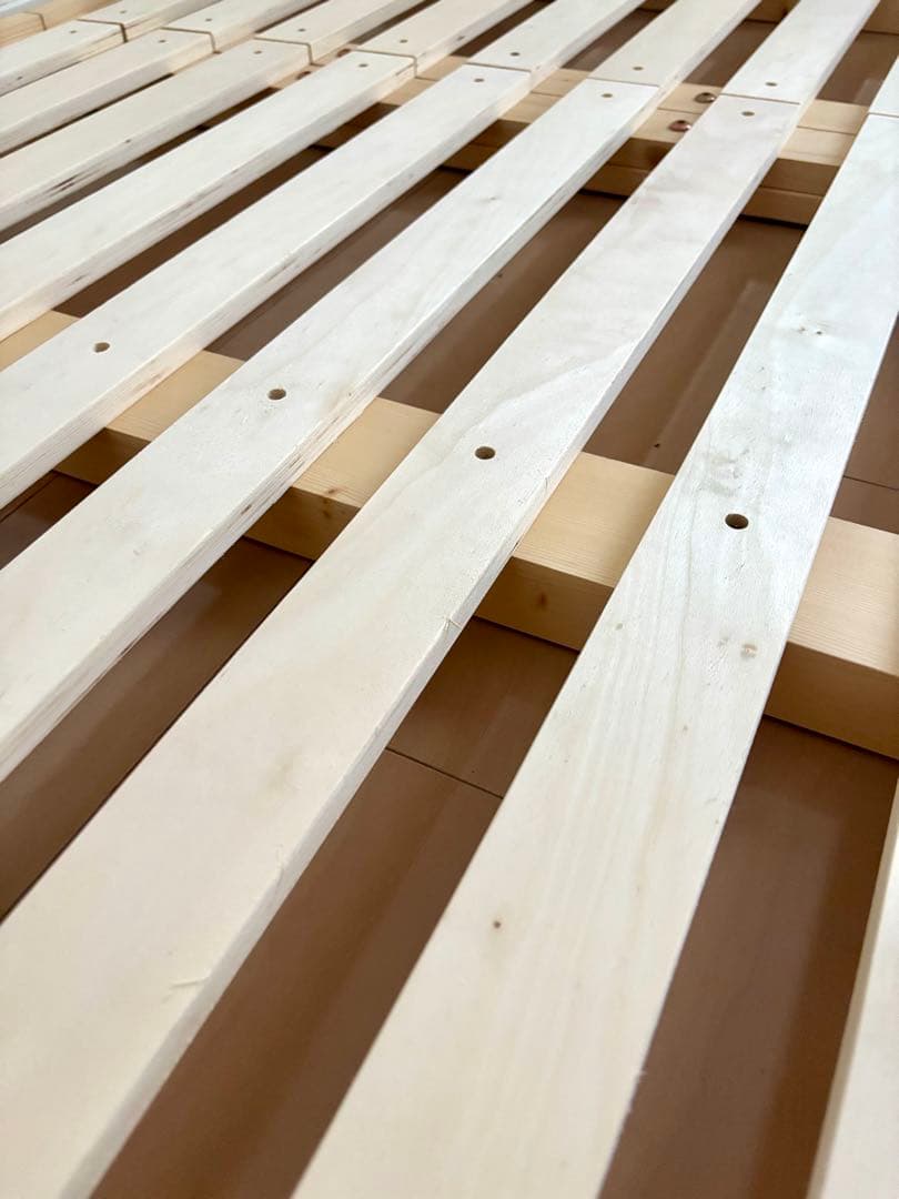 BANON シングルベッドフレーム 木製 700kg