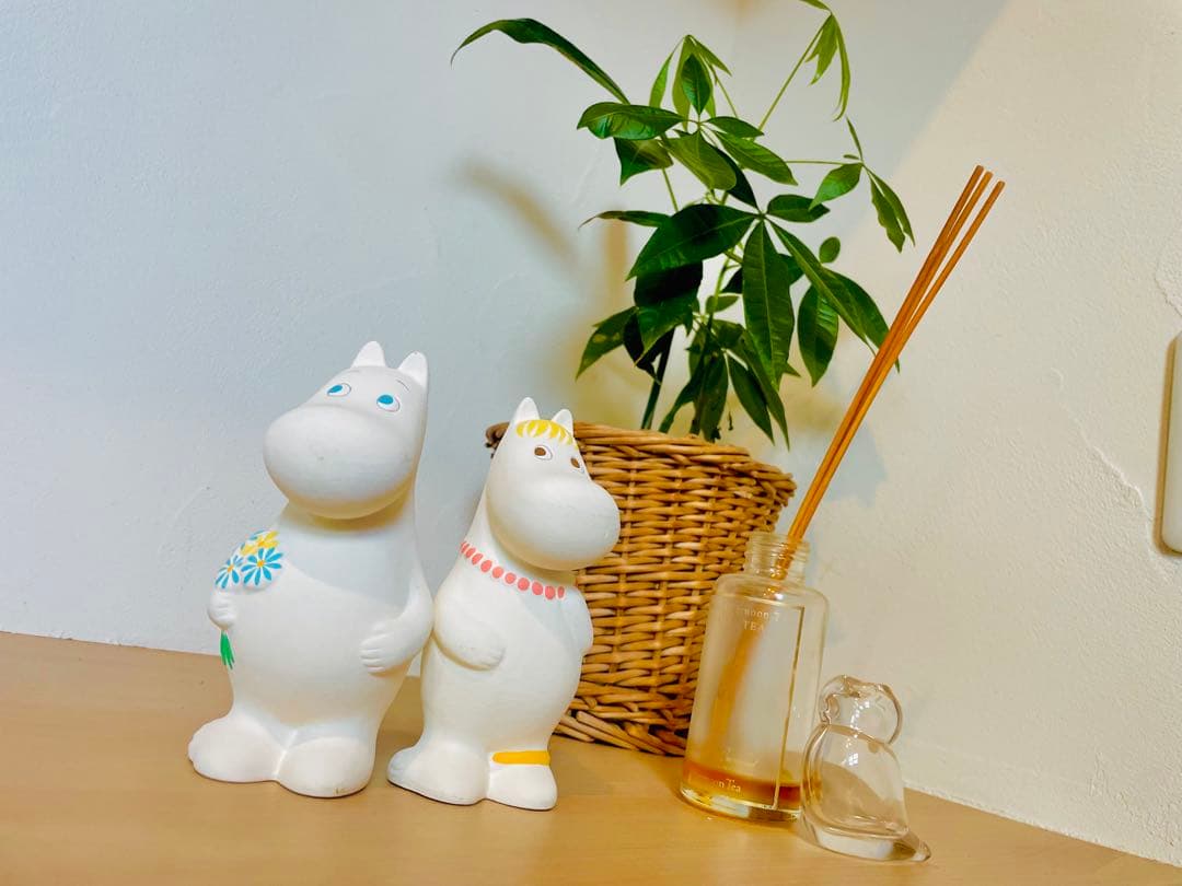 ムーミン博多人形 ムーミンとスノークのお嬢様値下げ交渉可