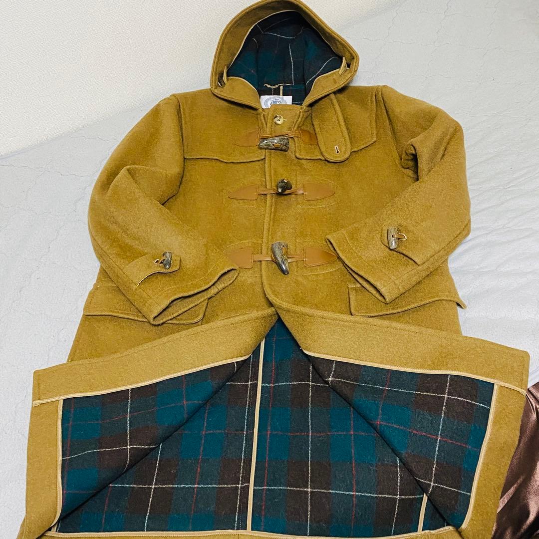 専用J.PRESS ダッフルコート　Mサイズ　チェック 総柄　メンズ　ロング