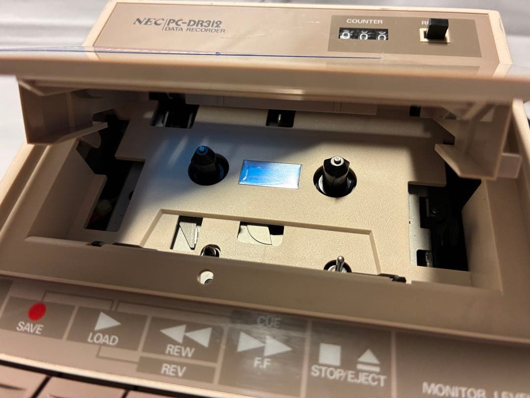 動作品　NEC PC-DR213 データレコーダー　カセットプレーヤー