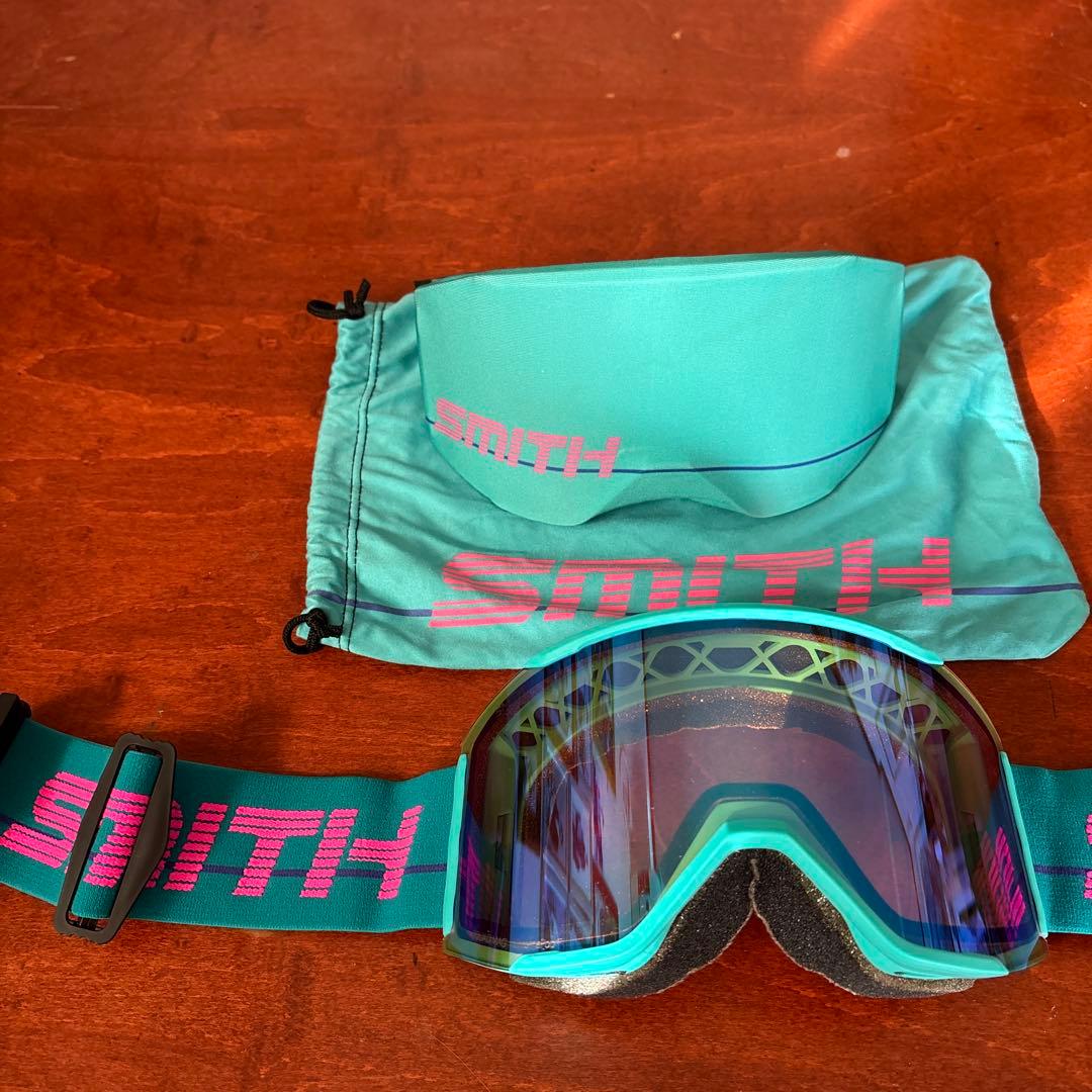 SMITH アクアブルー ゴーグル
