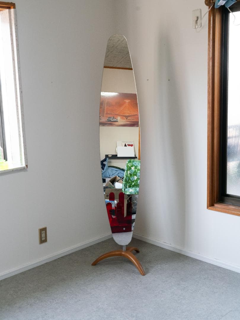 北欧モダン ヴィンテージ スタンドミラー 姿見 【大阪直接引取・関西配送】