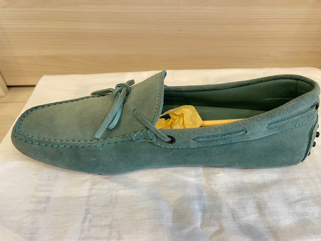 【人気ブランド】TOD'S グリーン メンズシューズ