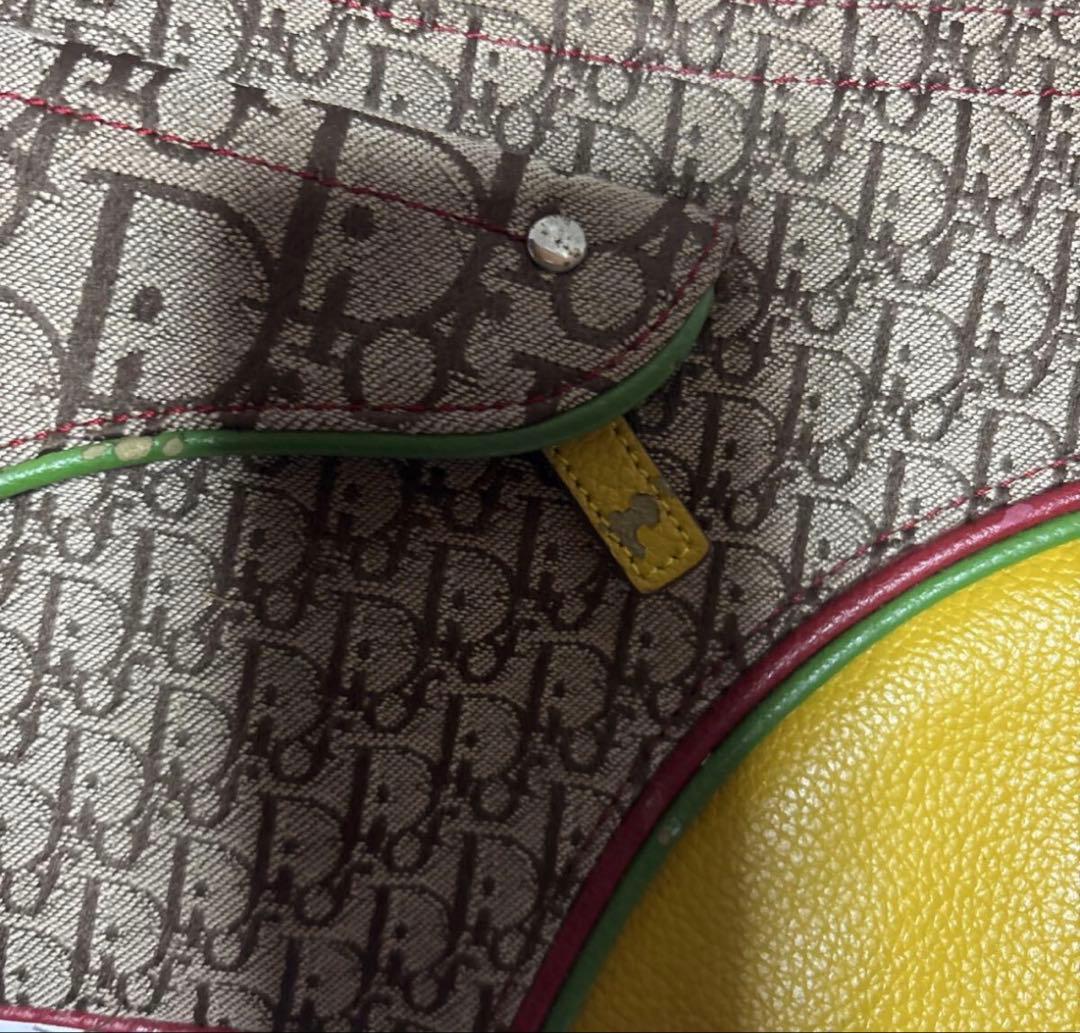 要修理Christian Diorダブルサドルバッグ　ラスタ　ジャンク