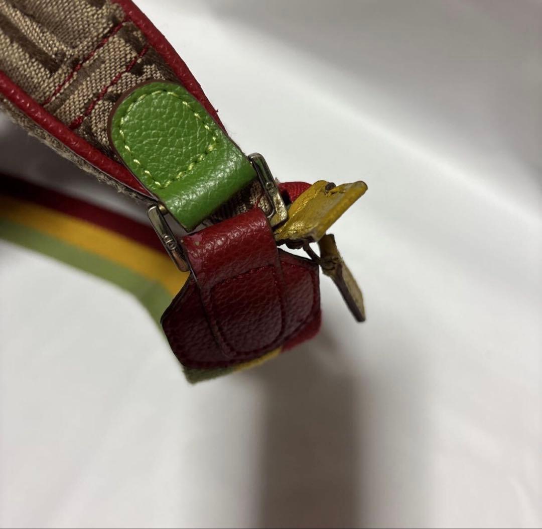 要修理Christian Diorダブルサドルバッグ　ラスタ　ジャンク