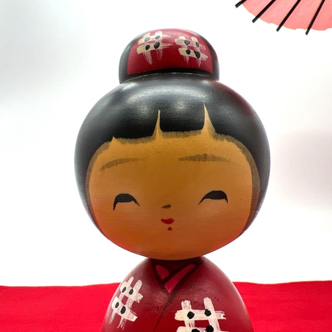 桃の節句　伝統的な茶器 近代こけし　野立セット　野点セット