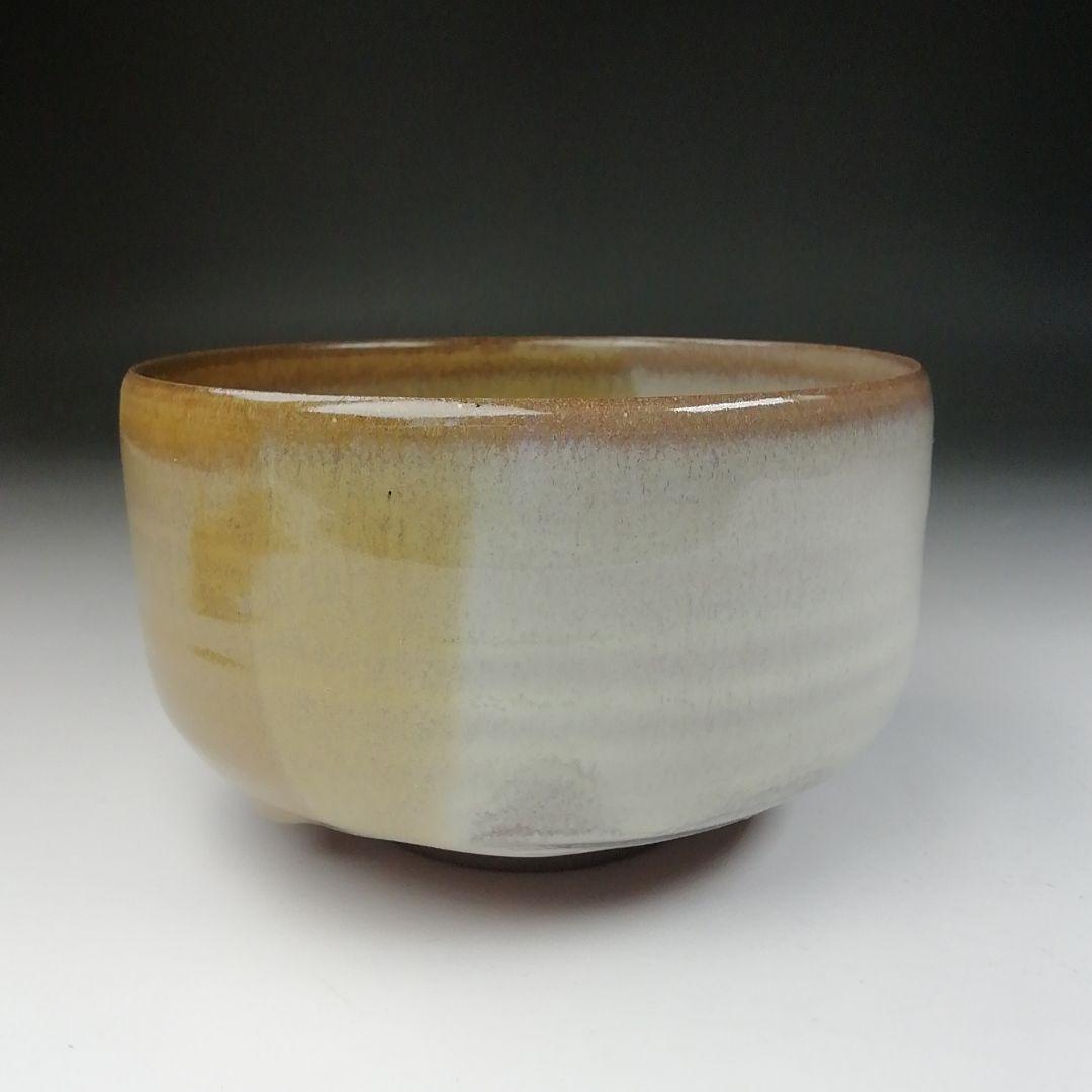 Ｔ４７７　茶碗　『高取焼』『掛分　茶碗』『高取喜恵 造』　共箱　抹茶碗　茶道具