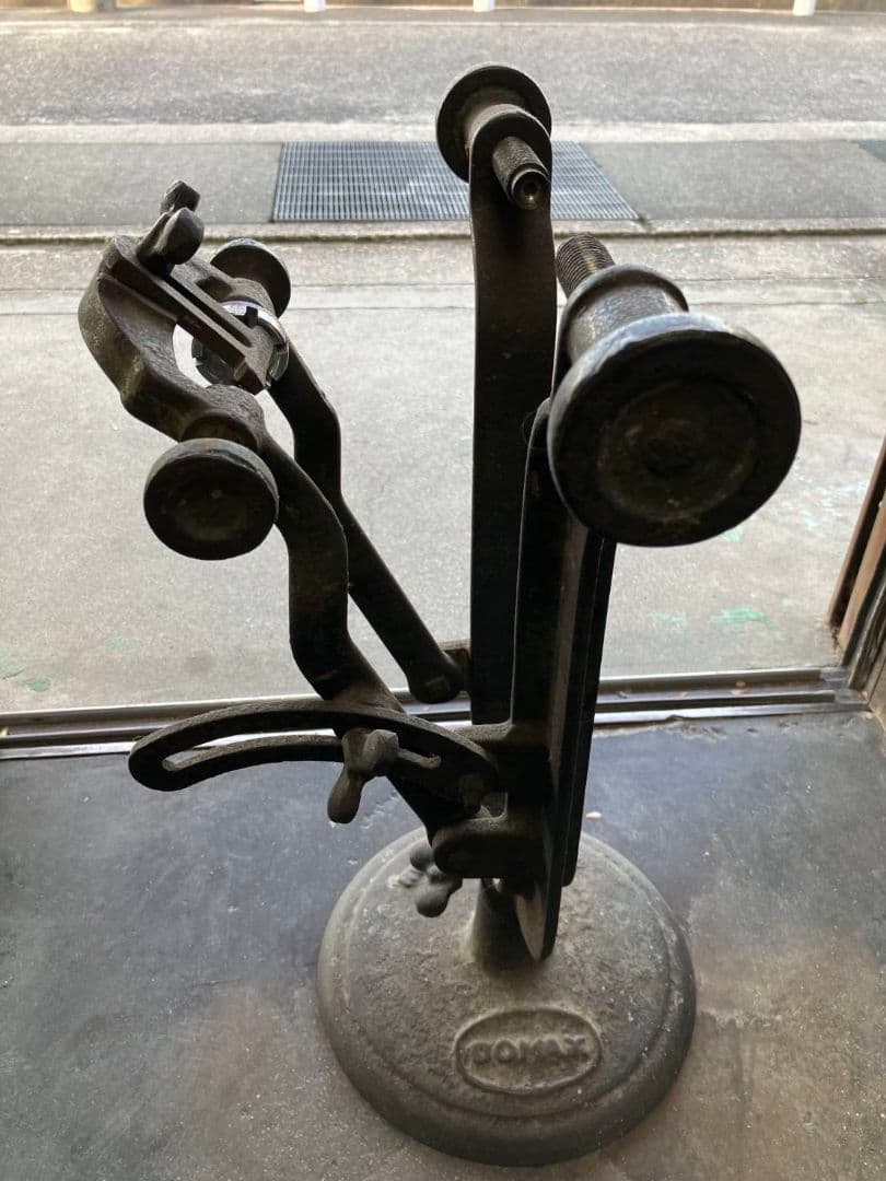 リム調整 振れ取り台 特殊工具 昭和レトロ 自転車 振取　歪み矯正特殊工具