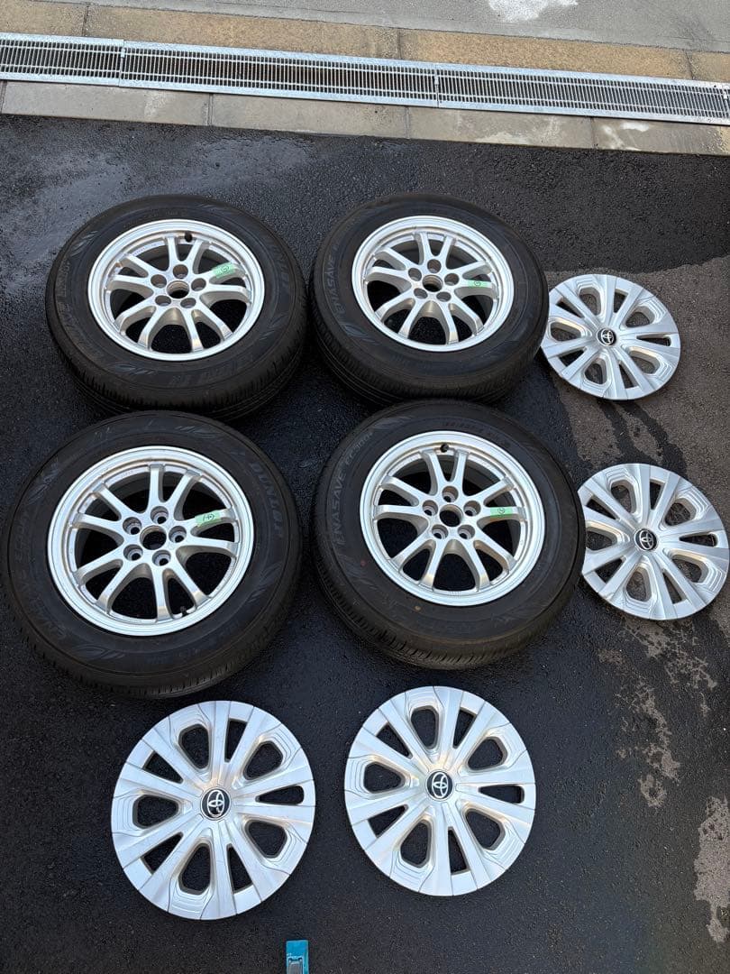 タイヤホイールセットプリウス純正195/65R15DUNLOP