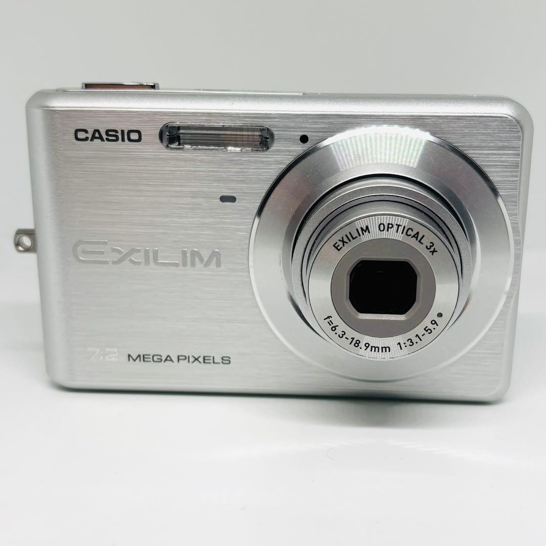 美品✨ CASIO EXILIM EX-Z77 シルバー デジカメ コンデジ