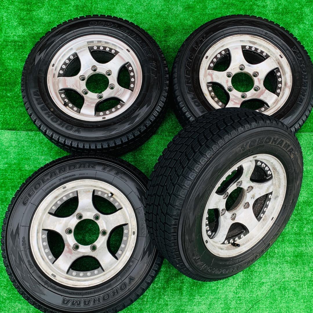 中古品 アルミ ホイール◆15インチ◆205/70R15◆06年 スタッドレス