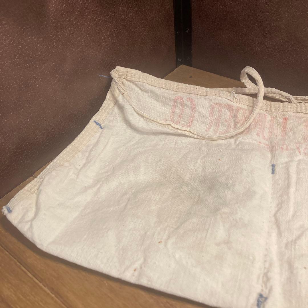 US仕入れ ヴィンテージ ネイルエプロン キャンバス ワークエプロンキャンプ84