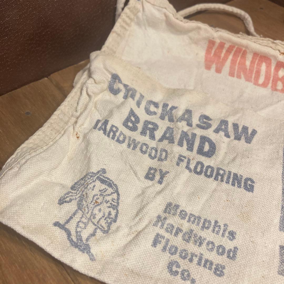 US仕入れ ヴィンテージ ネイルエプロン キャンバス ワークエプロンキャンプ84