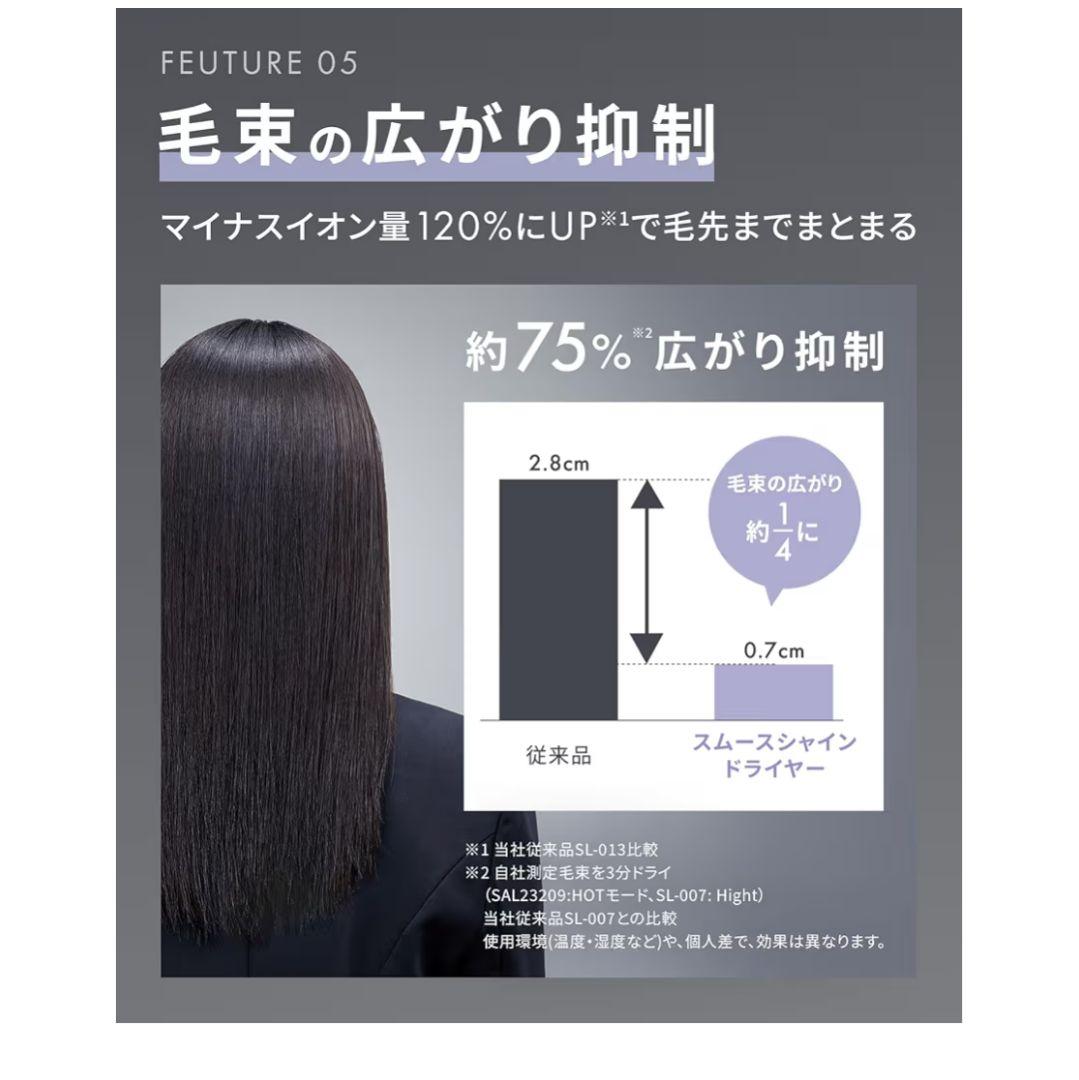 SALONIA スムースシャイン ドライヤー　ヘアドライヤー
