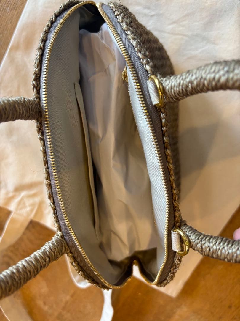 manimaris 新品未使用 アバカボストンバッグ ミニサイズ トーブ