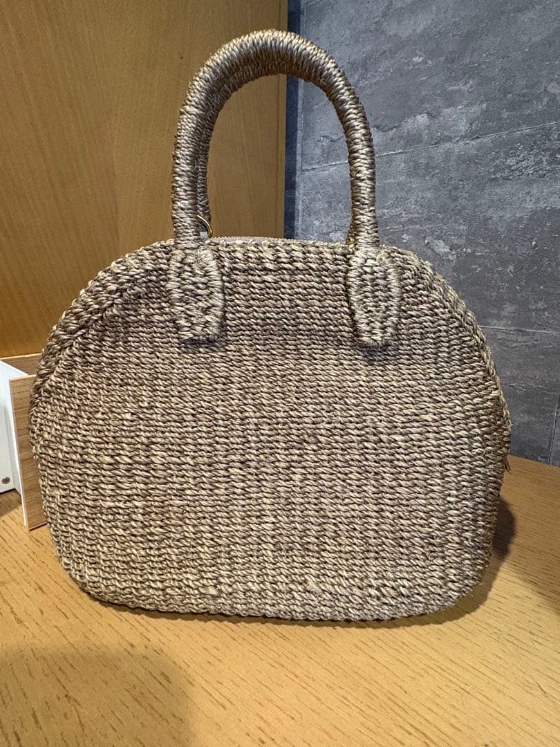 manimaris 新品未使用 アバカボストンバッグ ミニサイズ トーブ