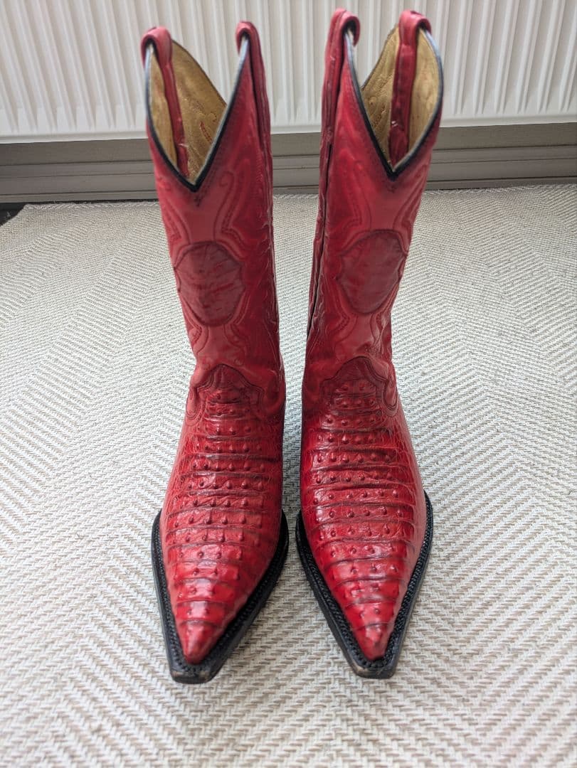 希少 HACIENDA ウエスタンブーツ 6EE 送料無料