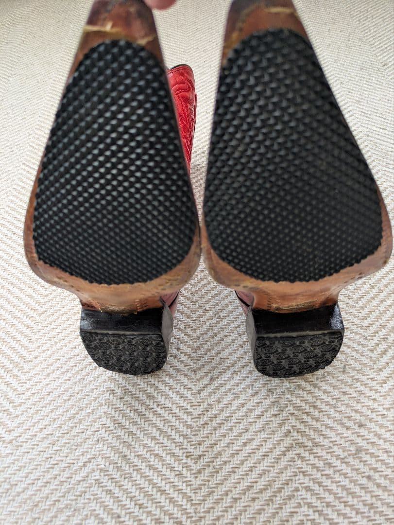 希少 HACIENDA ウエスタンブーツ 6EE 送料無料