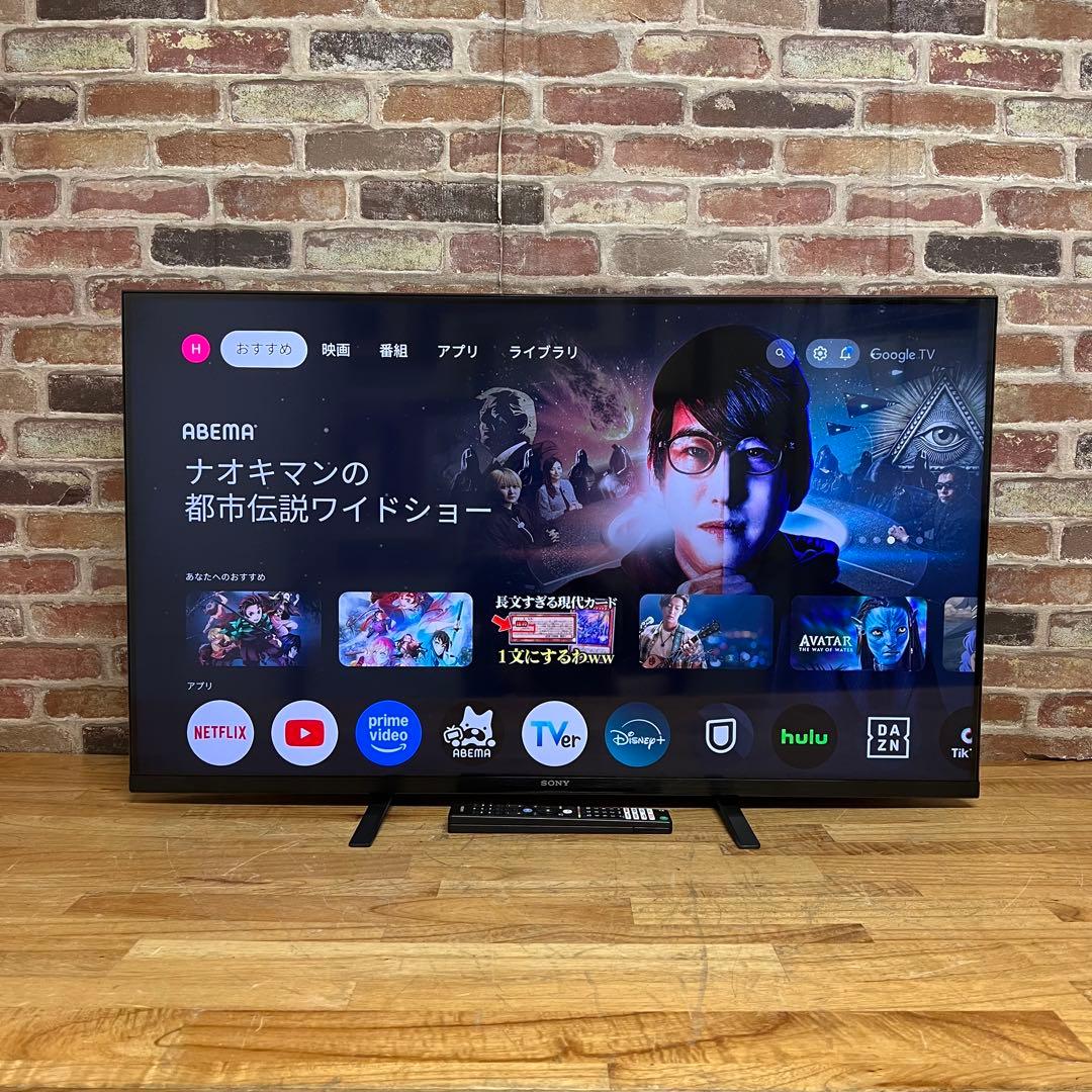 SONY 43V型 4K 液晶テレビ BRAVIA KJ-43X85J 22年製