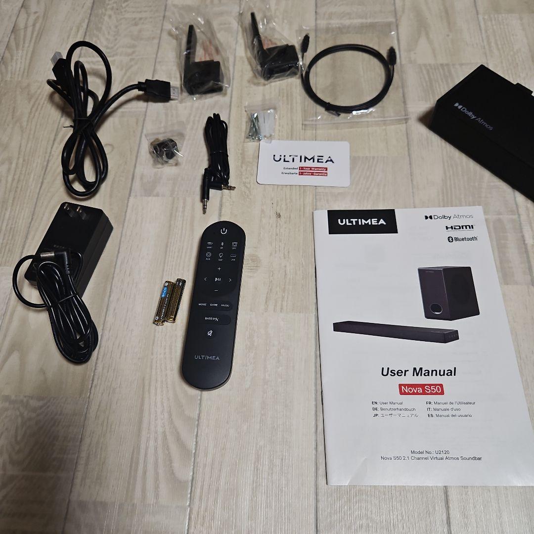 カ*ス様 ULTIMEA DolbyAtmos サウンドバー NOVA S50