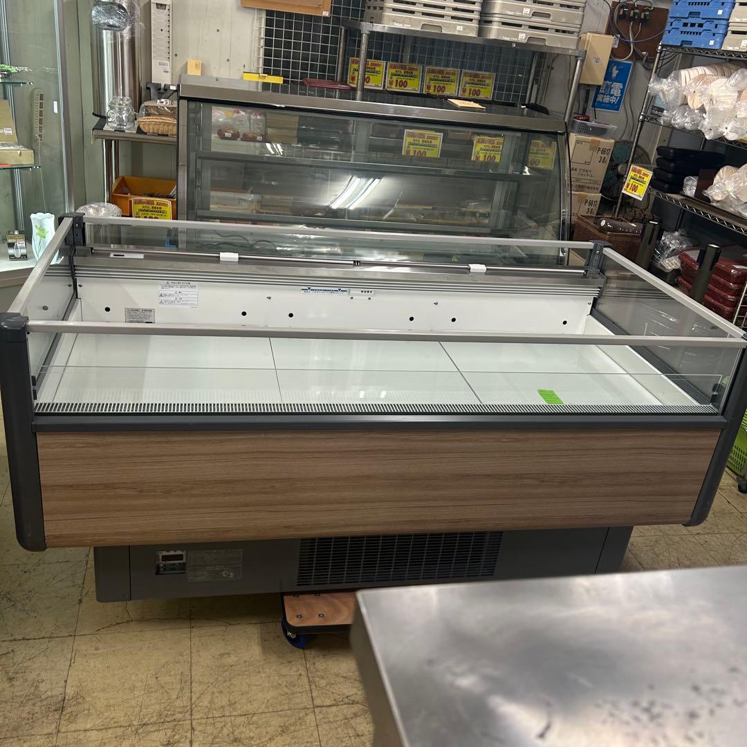 5799【程度良好】2019年製 中野冷機★平型オープン冷蔵ショーケース