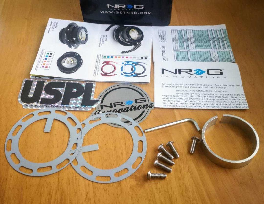 本物! NRG製 Gen2.0 クイックリリース SRK-200BL-BK