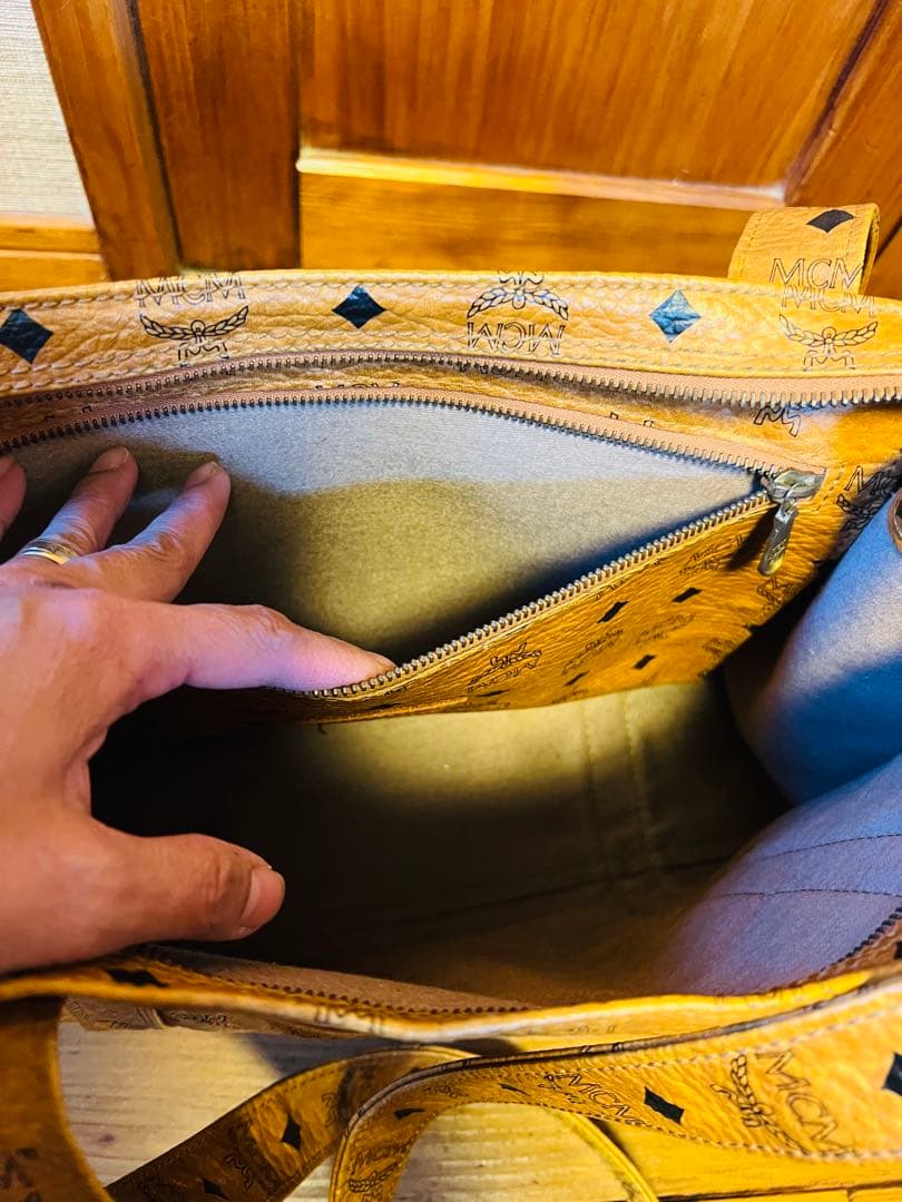 MCM トートバッグ ヴィセトス柄 ヴィンテージ 正規品 使用感あり