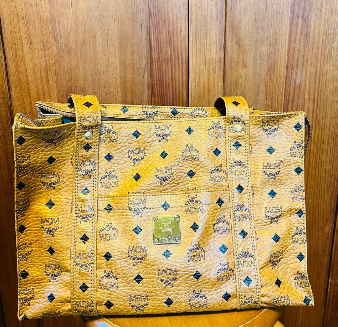 MCM トートバッグ ヴィセトス柄 ヴィンテージ 正規品 使用感あり