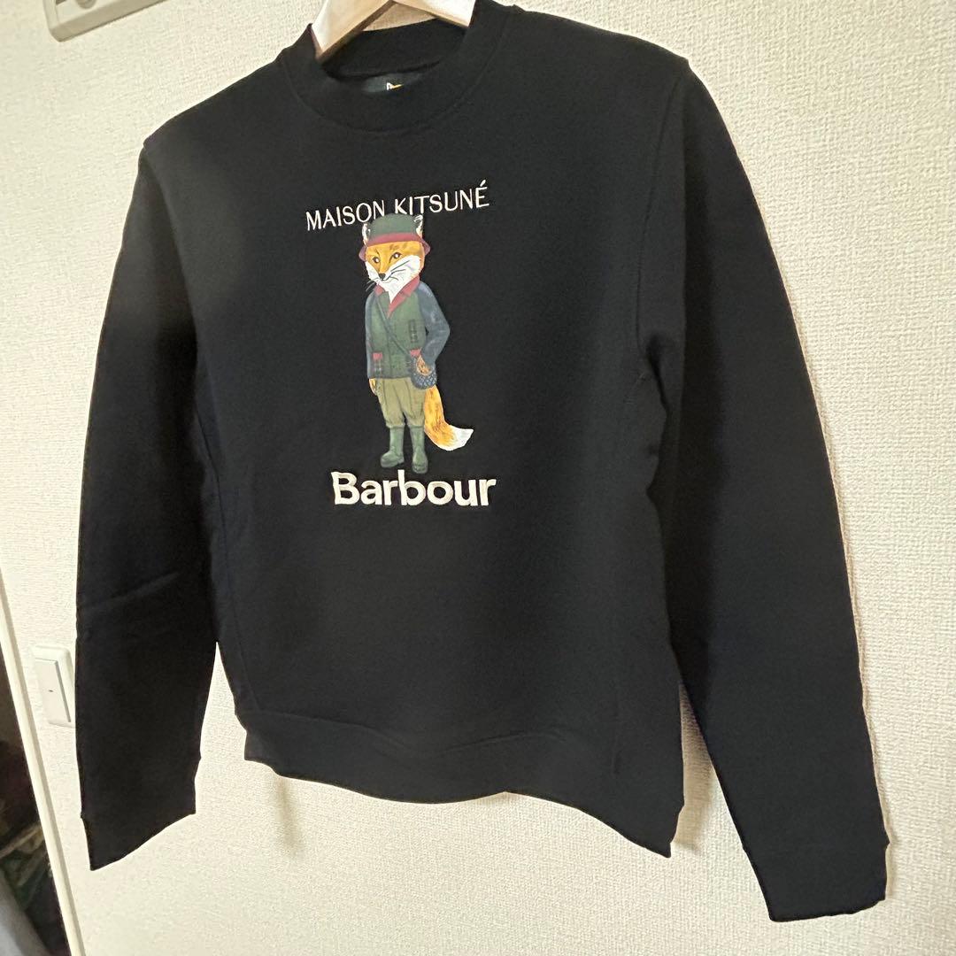 メゾンキツネ×バブアー コラボ スウェット パーカー ✨オンライン完売商品✨