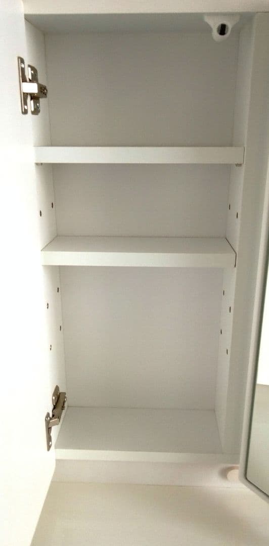 お値下げ　三面鏡ドレッサー　鏡台　コンセント付き　完成品　椅子無し