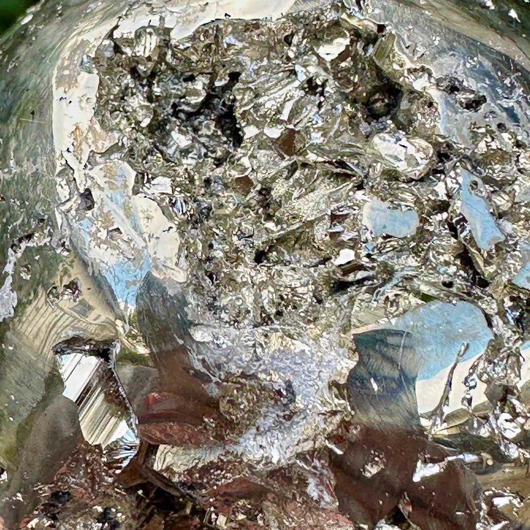 パイライト 黄鉄鉱 邪気祓い 丸玉 スフィア MY483