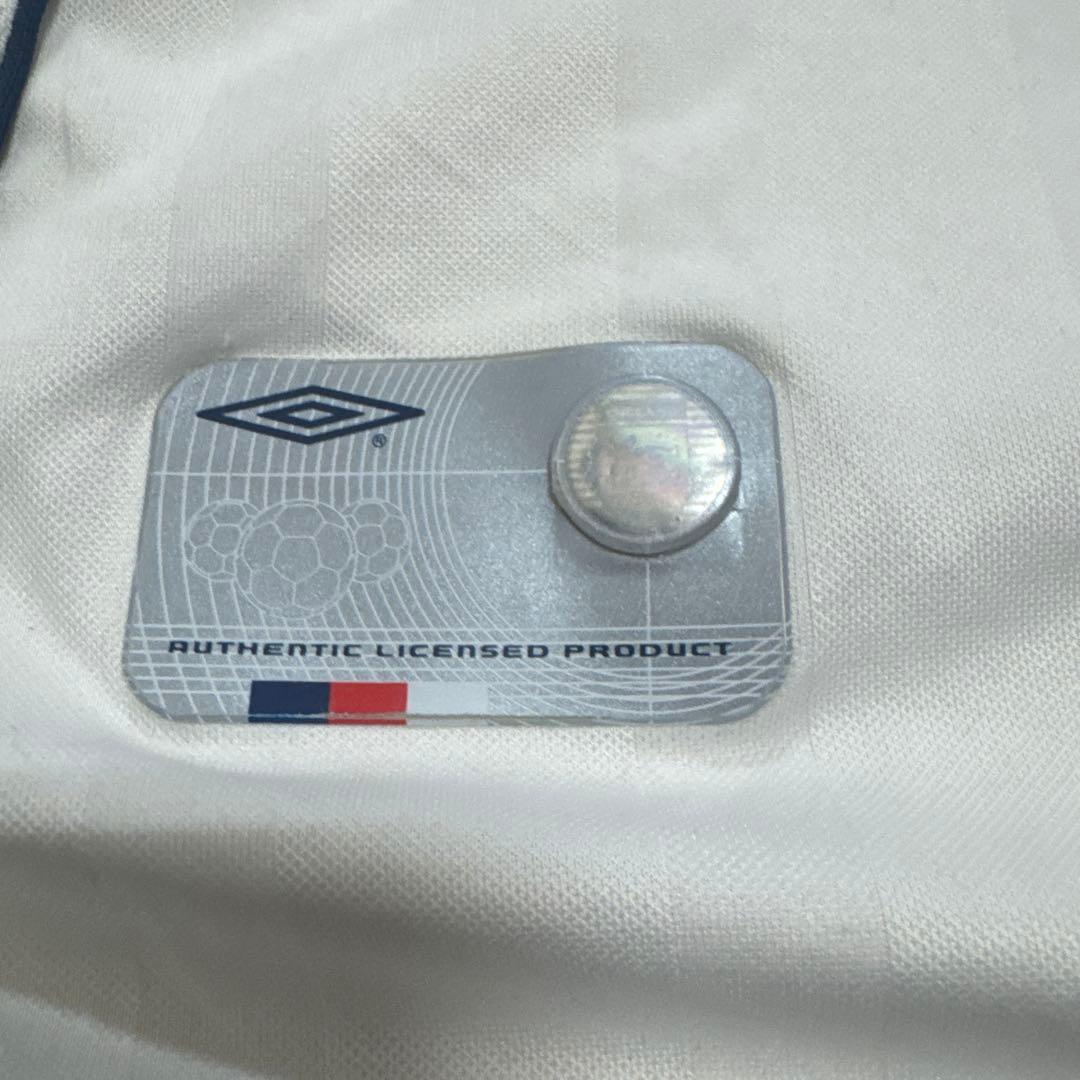 【イングランド代表】2002年W杯レプリカユニフォーム（長袖・ホーム・M）