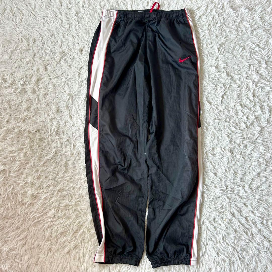 00s NIKE セットアップ ピステ メンズXXL Y2K ブラック ナイロン