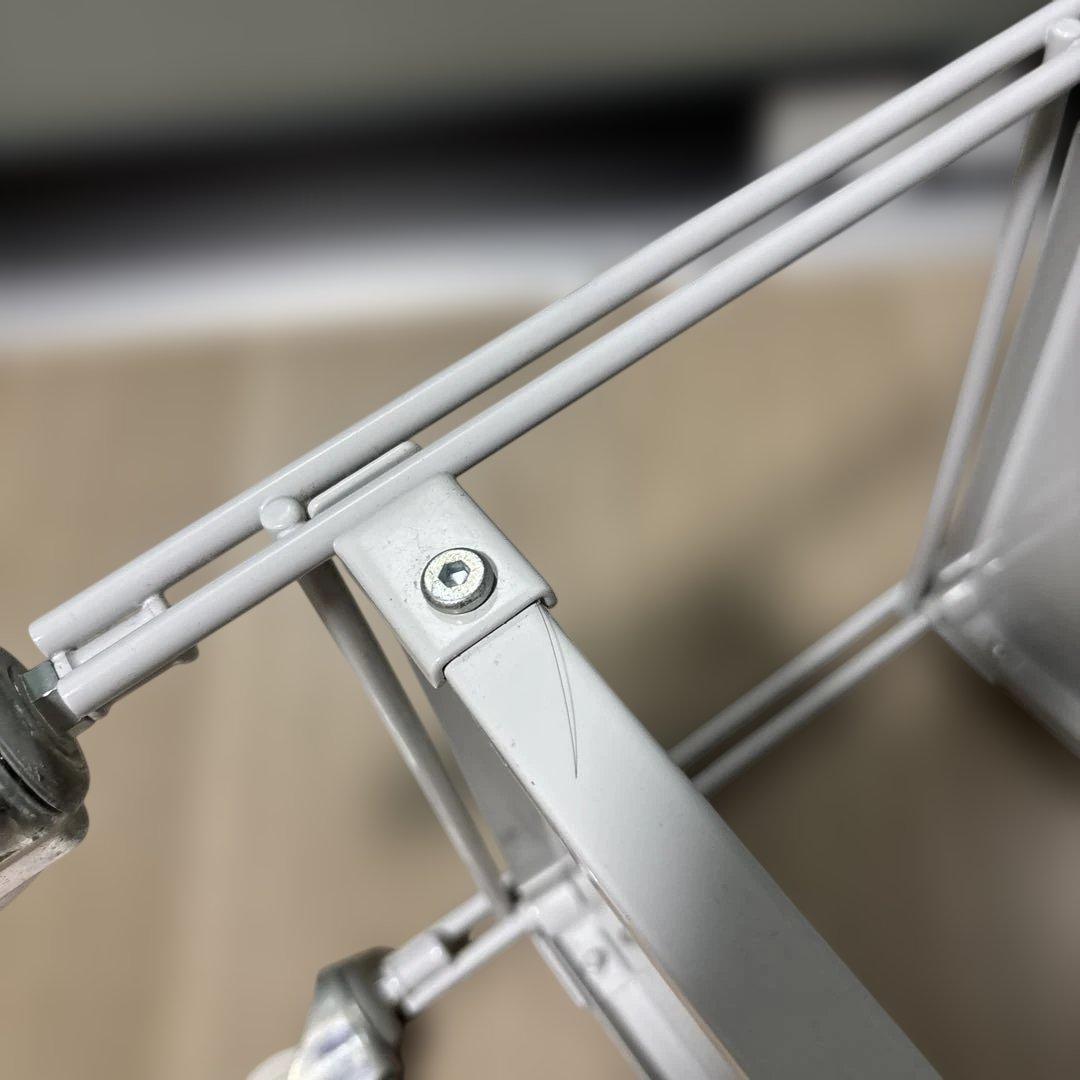 無印良品スチールユニットシェルフ ミニ グレー 旧モデル 名作 キャスター付き