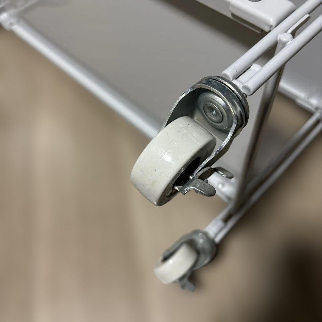 無印良品スチールユニットシェルフ ミニ グレー 旧モデル 名作 キャスター付き