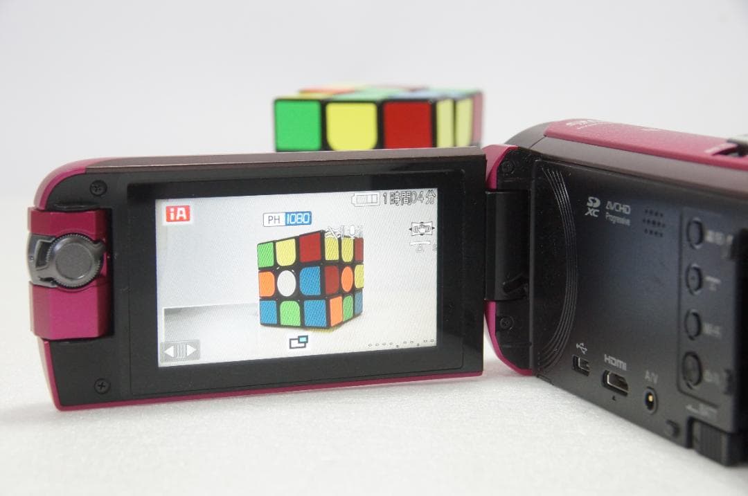 【美品】Panasonic HC-W570M ピンク ビデオカメラ フルHD