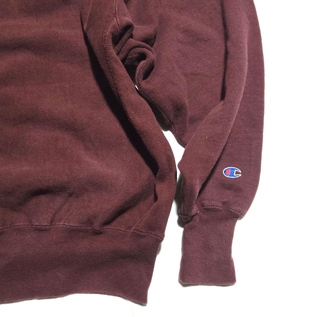Champion バーガンディ リバースウィーブ　刺繍タグ　目無し　エンジ