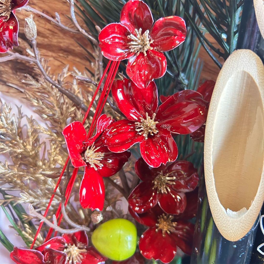 光触媒　人工観葉植物　ウォールグリーン　フェイクグリーン　正月　門松アレンジ76