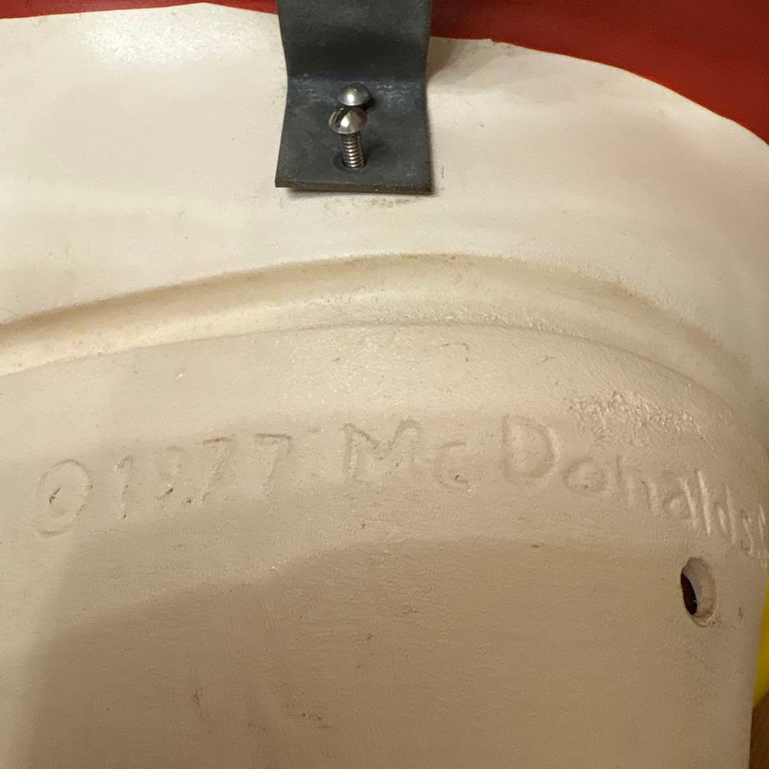 1977年　ロナルドマクドナルド　バルーンヘッド　カバー　セット　店舗用　看板